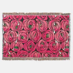 Rose Art Nouveau Rennie Macintosh Grafik Decke