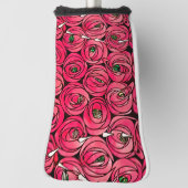 Rose Art Nouveau Rennie Macintosh Grafik Golf Headcover (Rotieren 90)