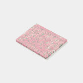 Rose Art Nouveau Rennie Macintosh Grafik Post-it Klebezettel (angewinkelt)