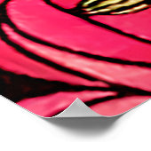 Rose Art Nouveau Rennie Macintosh Grafik Poster (Ecke)