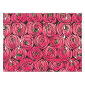 Rose Art Nouveau Rennie Macintosh Grafik Tischdecke (Vorderseite (Horizontal))