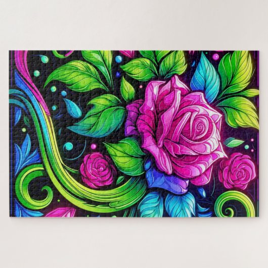 Rose Art Puzzle (Horizontal)