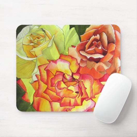 Rose Art Trio Mousepad (Mit Mouse)