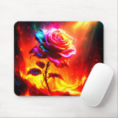 Rose Artwork Mousepad (Mit Mouse)