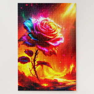Rose Artwork Puzzle