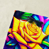 Rose Artwork Strandtuch (Beispiel)