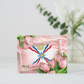 Rose ASSYRIA Postkarte (Stehend Vorderseite)