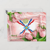 Rose ASSYRIA Postkarte (Vorne/Hinten)