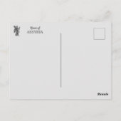 Rose ASSYRIA Postkarte (Rückseite)