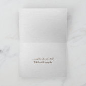 Rose auf dem Geigensympathieausweis Karte (Innenseite)