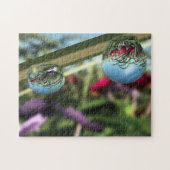 Rose auf dem Raindrops Puzzle (Horizontal)