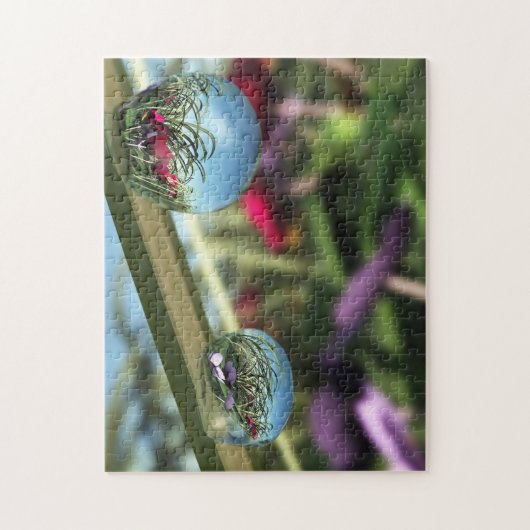 Rose auf dem Raindrops Puzzle (Vertikal)