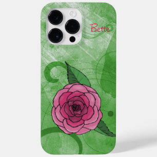 Rose auf Grün Case-Mate iPhone 14 Pro Max Hülle
