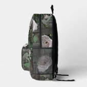 Rose auf Holz Bedruckter Rucksack (Rechts)