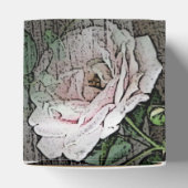 Rose auf Holz Geschenkschachtel (Oben)