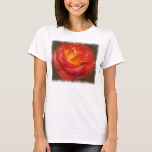 Rose auf Pergament T-Shirt