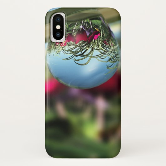 Rose auf Raindrops iPhone Case-Mate Hülle (Rückseite)