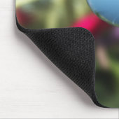 Rose auf Raindrops Mousepad (Ecke)