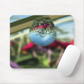 Rose auf Raindrops Mousepad (Mit Mouse)