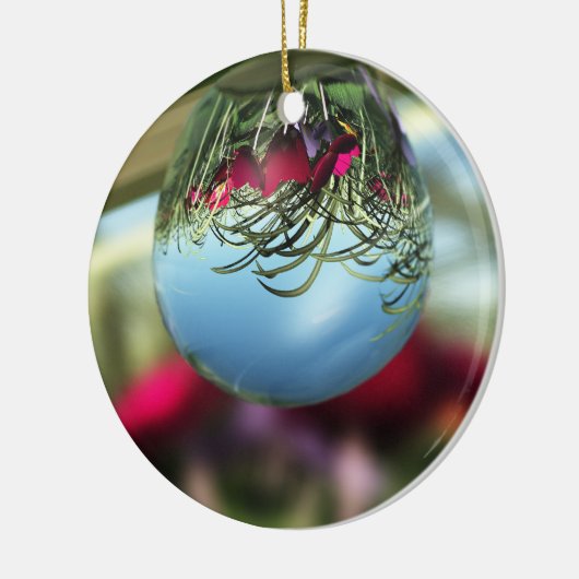 Rose auf Raindrops Ornament (Links)