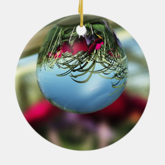 Rose auf Raindrops Ornament (Hinten)