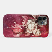 ROSE auf rotem Hintergrund Case-Mate iPhone Hülle (Rückseite (Horizontal))