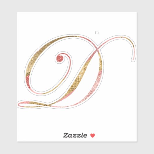 Rose Aufkleber (Blatt)