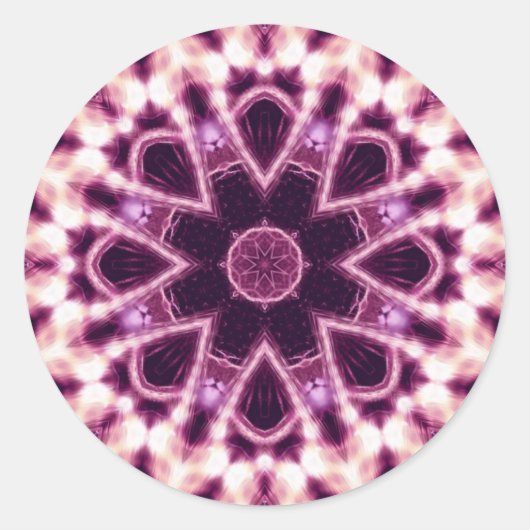 Rose-Aufkleber Runder Aufkleber (Vorderseite)