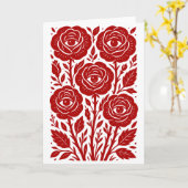 Rose Augen Karte (Gelbe Blume)
