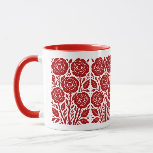 Rose Augen Tasse (Links)