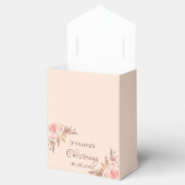 Rose aus blütenrosa Pampas-Gras Geschenkschachtel (Geöffnet)