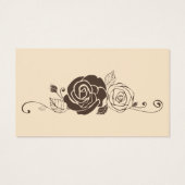 Rose aus Creme und Kaffee (Rückseite)