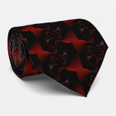 Rose aus Dunkelheit - Fraktal Design Krawatte (Gerollt)
