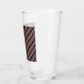 Rose aus Glas wie Kaleidoskop, schwarz, rot (Links)
