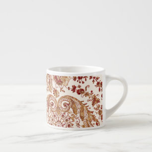 Rose aus Gold und Rot Espressotasse