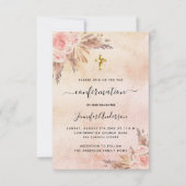 Rose aus Grasgras, Goldblüte Einladung (Vorderseite)