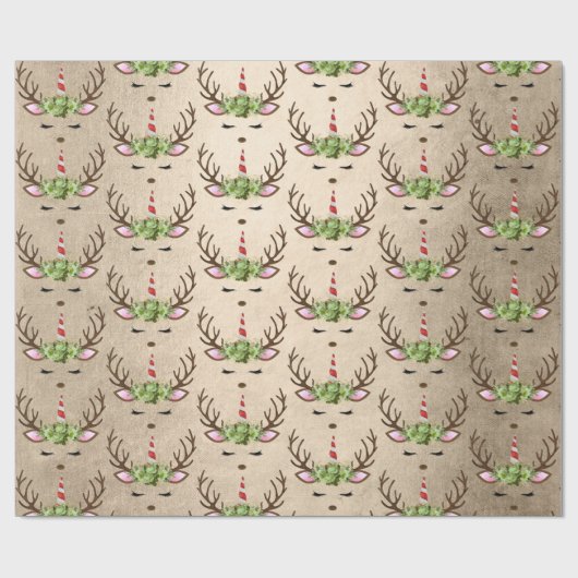 Rose aus Kupfer Geschenkpapier (Flach)