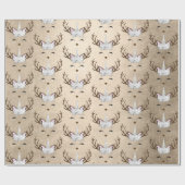 Rose aus Kupfer Geschenkpapier (Flach)