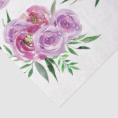 Rose aus lila Pflaumen und Maul Seidenpapier (Ausschnitt)