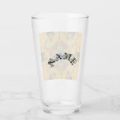 Rose aus RZ-Glas wie Kaleidoskop Art,YELLOW Glas (Rückseite)