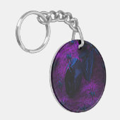 Rose aus schwarzem Material, Schwarze Spinnen Schlüsselanhänger (Vorderseite links)