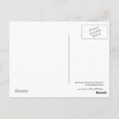 Rose aus schwarzem Nacken und China (von Hokusai) Postkarte (Rückseite)