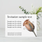 Rose aus Single, Einladung Muster,... (Stehend Vorderseite)