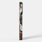 Rose aus Steampunken mit Oberflächengesicht - Mech Case-Mate iPhone Hülle (Rückseite / Rechts)