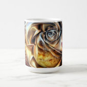 Rose aus Steampunken mit Oberflächengesicht - Mech Kaffeetasse (Mittel)