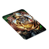 Rose aus Steampunken mit Oberflächengesicht - Mech Magnet (Rechte Seite)