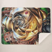 Rose aus Steampunken mit Oberflächengesicht - Mech Sherpadecke (Vorderseite (Horizontal))