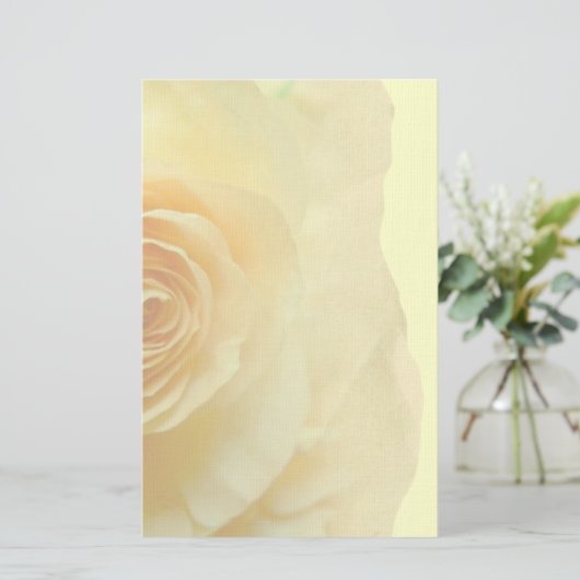 Rose ausgeblendet briefpapier (Stehend Vorderseite)