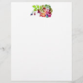 Rose-Ausschnitt-Blatt 8.5x11 (Vorderseite)