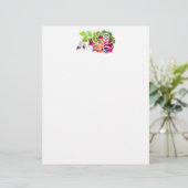 Rose-Ausschnitt-Blatt 8.5x11 (Stehend Vorderseite)
